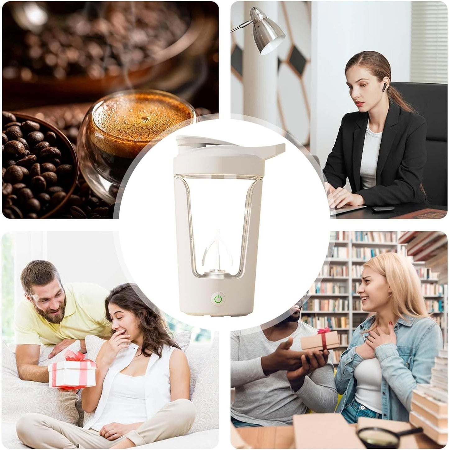 Automatic Mixing Electric Coffee Cup